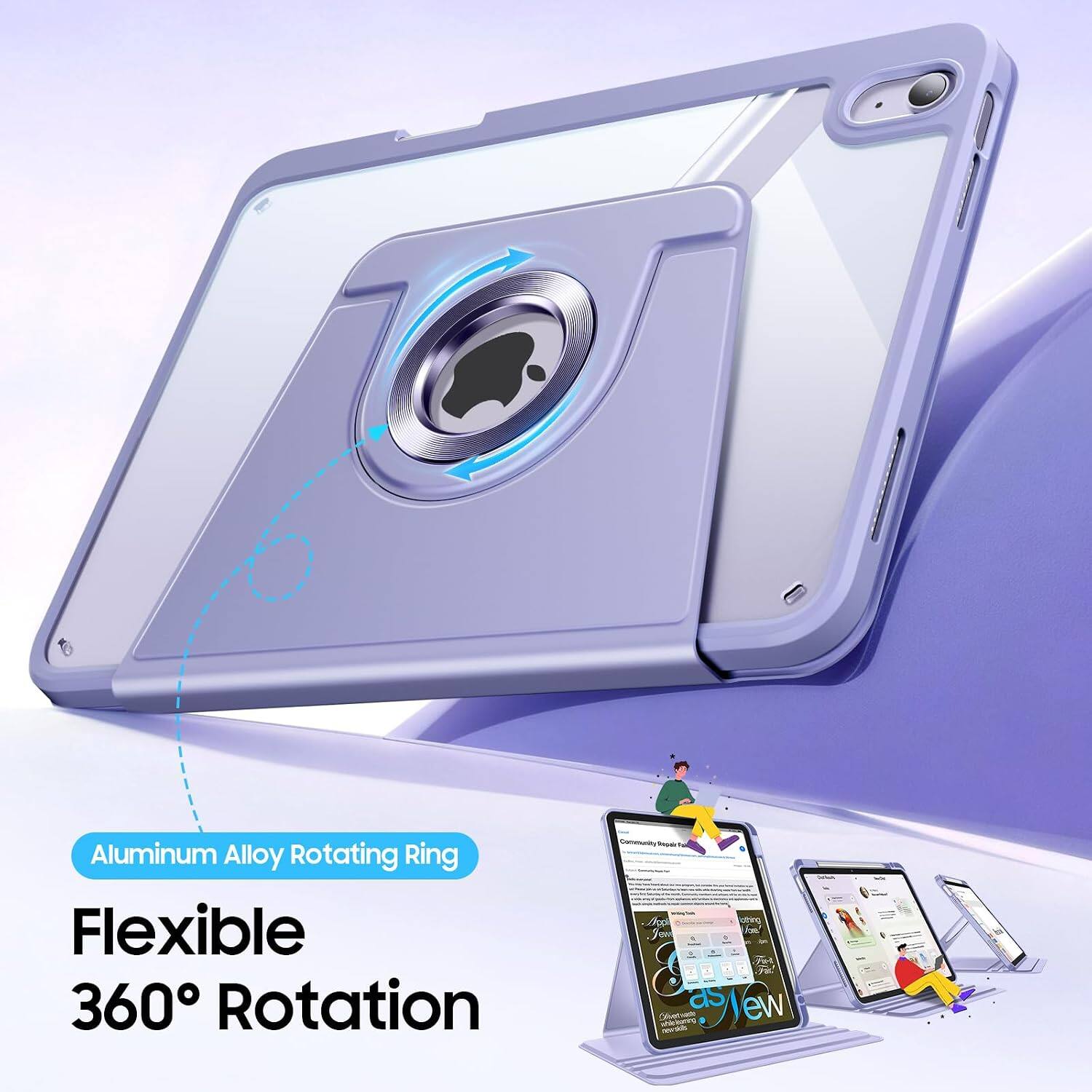 Aluminum Alloy Rotating Ring Flexible 360° Rotation