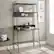 Alt View 12. Walker Edison - Modern Ladder Wood Computer Desk - Dark Walnut.
