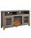 Angle. Walker Edison - 58" Tall Glass Two Door Soundbar Storage Fireplace TV Stand for Most TVs Up to 65" - Grey Wash.