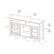 Alt View 15. Walker Edison - 58" Tall Glass Two Door Soundbar Storage Fireplace TV Stand for Most TVs Up to 65" - Grey Wash.