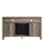 Alt View Zoom 2. Walker Edison - Tall Glass Two Door Soundbar Storage Fireplace TV Stand for Most TVs Up to 65" - Grey Wash.