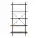 Alt View 11. Walker Edison - Urban Pipe 5-Shelf Bookcase - Grey Wash.