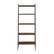 Front. Walker Edison - 72" Industrial Ladder 5-Shelf Bookcase - Dark Walnut.