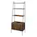 Angle. Walker Edison - 72" Industrial Ladder 5-Shelf Storage Bookcase - Dark Walnut.