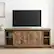 Alt View 14. Walker Edison - Rustic Farmhouse Sliding Door TV Stand for Most Flat-Panel TV's up to 78" - Rustic Oak.