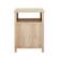 Alt View 11. Walker Edison - 18" Grooved Door Side Table - White Oak.