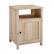 Alt View 13. Walker Edison - 18" Grooved Door Side Table - White Oak.
