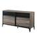 Left. Walker Edison - Industrial Rustic Sliding Door TV Stand for Most Flat-Panel TV's up to 60" - Grey Wash.