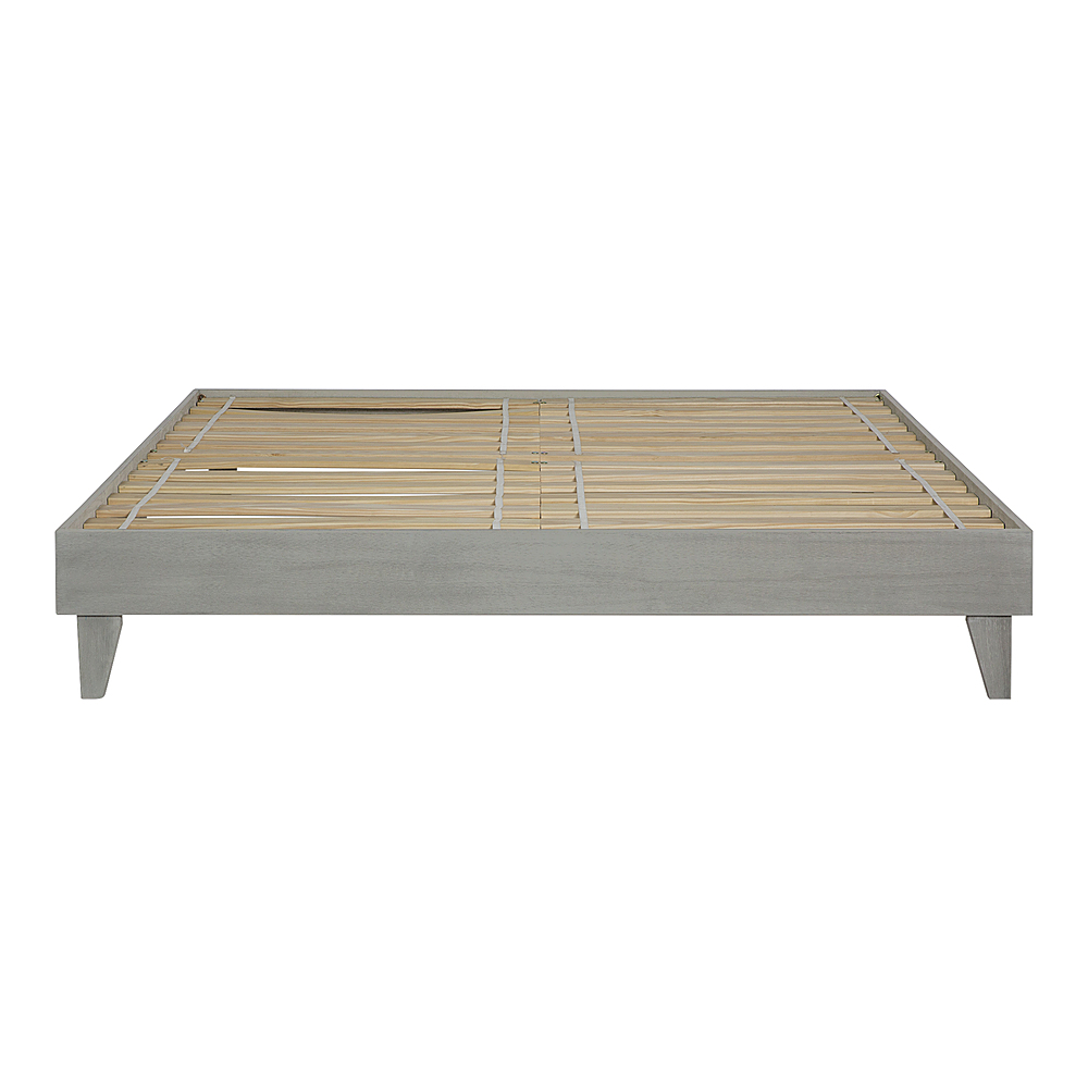 Walker Edison Solid Wood King Platform, Solid Wood Bed Frame King Platform