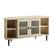 Left. Walker Edison - Modern Corner TV Stand for Most TVs Up to 52" - White Oak.