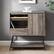 Alt View 13. Walker Edison - Mid Century Modern Record Player Cabinet - Grey Wash.