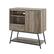 Left. Walker Edison - Mid Century Modern Record Player Cabinet - Grey Wash.