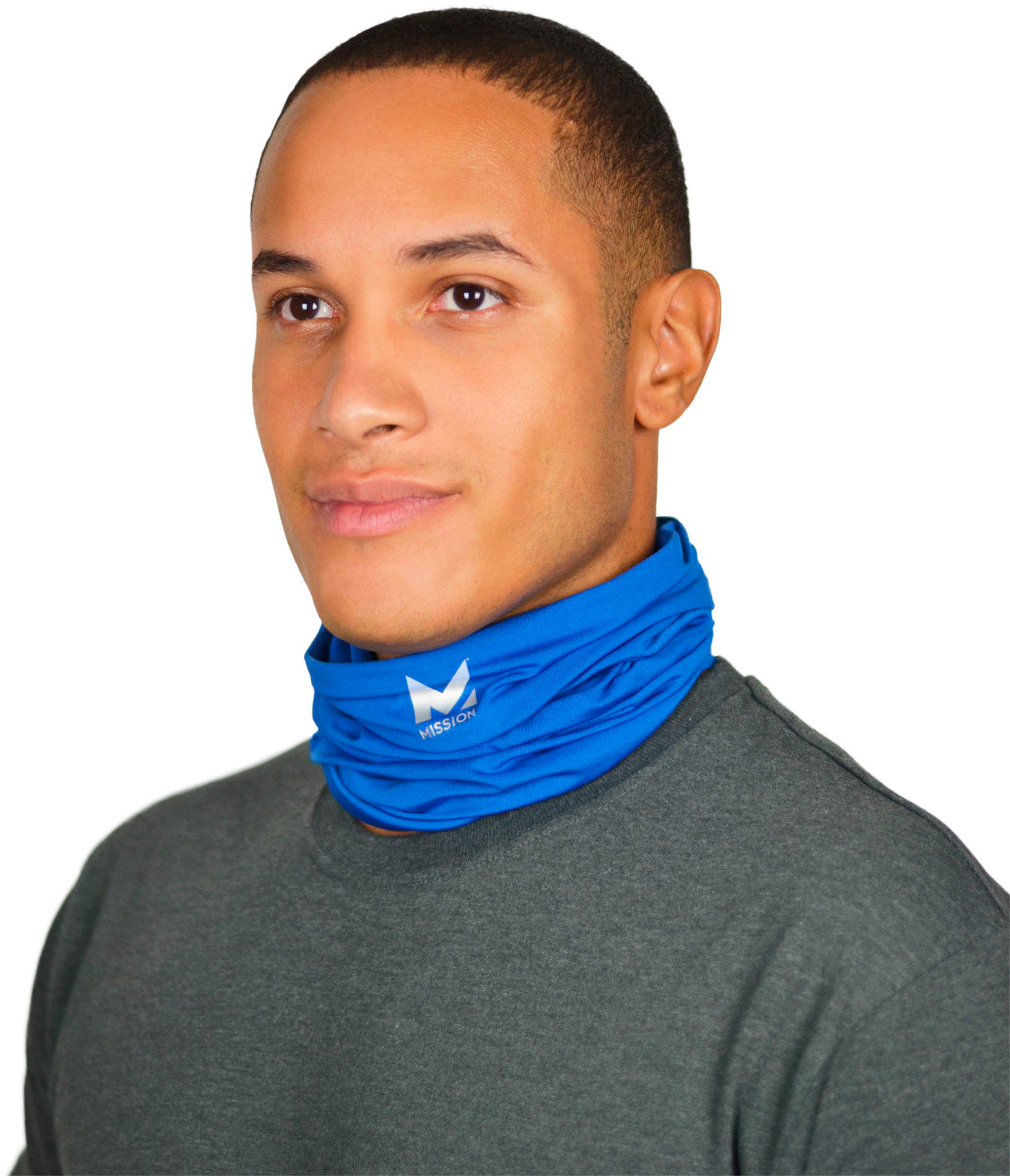 BLUE Details about   MISSION Compact Cooling Neck Gaiter Face/Neck Cover/Mask 