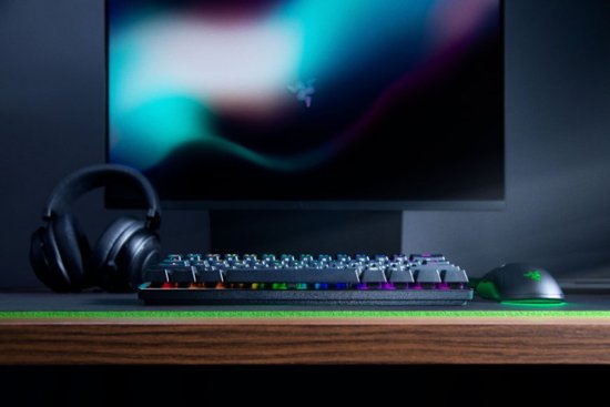 Razer - Huntsman Mini 60% Wired Optical Clicky Switch Gaming Keyboard with  Chroma RGB Backlighting - Black