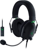 Razer - BlackShark V2 Wired THX Spatial Audio Gaming Headset for PC, PS4, PS5, Switch, Xbox One, Series X|S - Black - Angle_Zoom