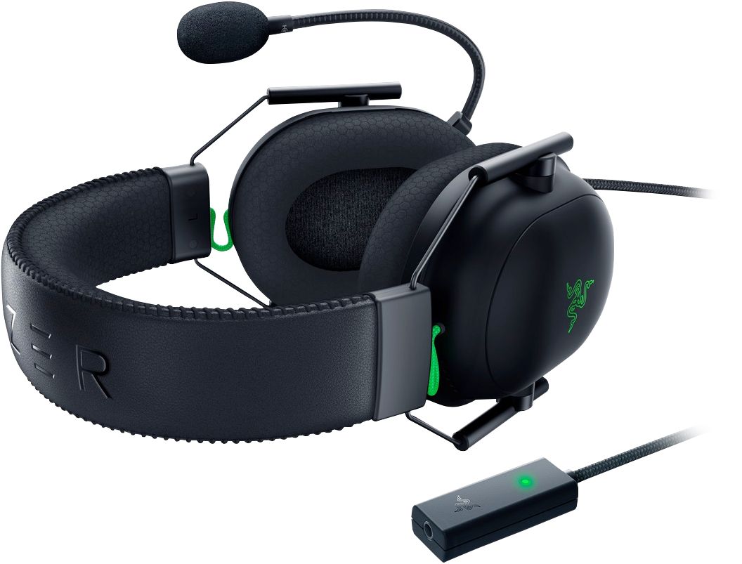  Razer BlackShark V2 X Gaming Headset: 7.1 Surround Sound - 50mm  Drivers - Memory Foam Cushion - for PC, PS4, PS5, Switch, Xbox One - 3.5mm  Audio Jack - Green : Everything Else