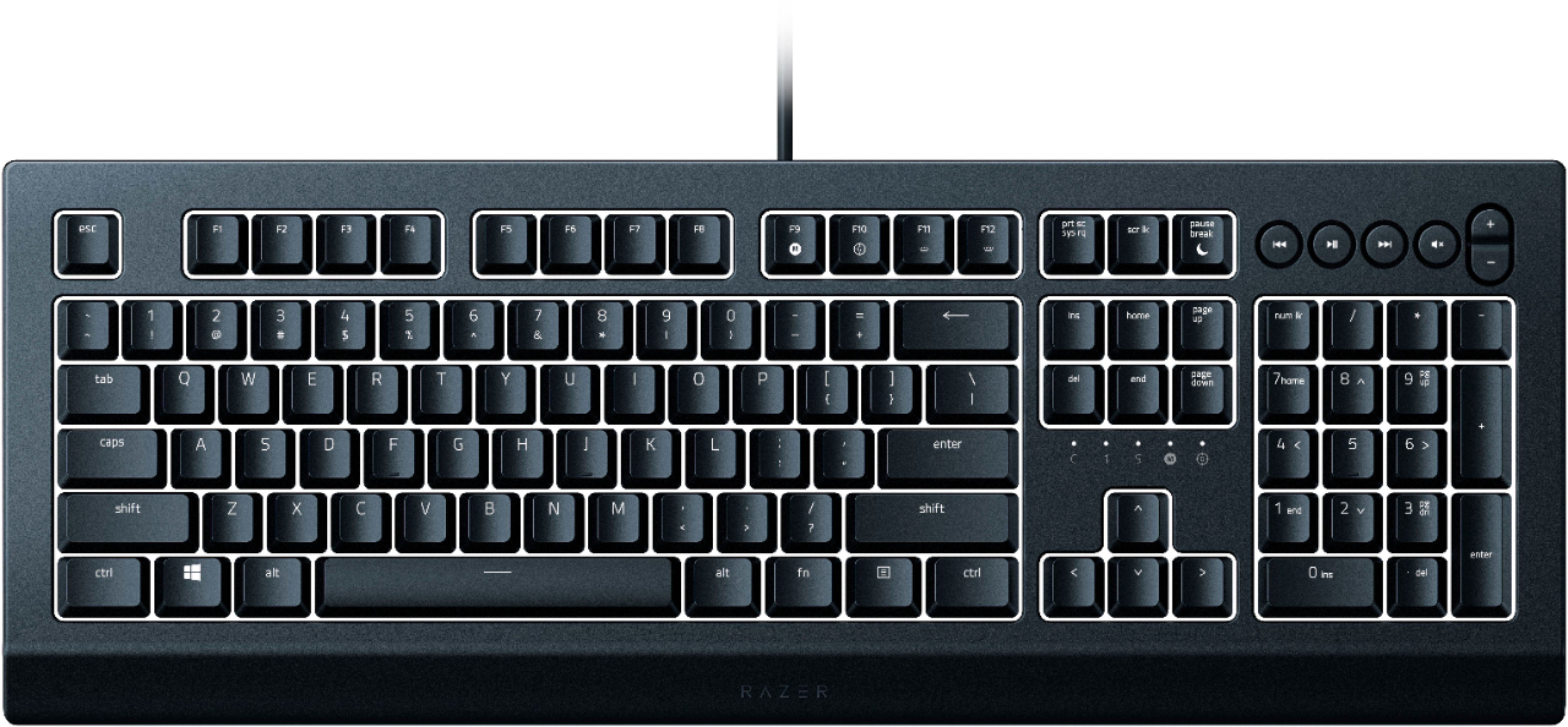 productos quimicos pestillo admiración Razer Cynosa V2 Full Size Wired Membrane Gaming Keyboard with Chroma RGB  Backlighting Black RZ03-03400200-R3U1 - Best Buy