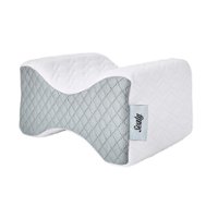 Sealy - Memory Foam Knee Pillow - White - Front_Zoom