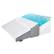 Front. Sealy - Gel Memory Foam Wedge Pillow - White/Gray.