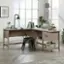 Angle. Sauder - Summit Station L-Desk - Laurel Oak.