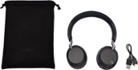 Front Zoom. Jabra - Elite 45h Wireless On-Ear Headphones - Titanium Black.