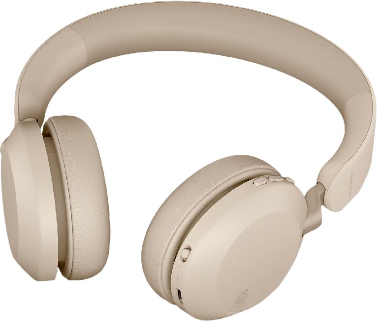 Best Buy: Beige 100-91800001-02 45h Jabra Wireless Elite Gold On-Ear Headphones