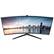 Back Zoom. Samsung - 890 Series 34" LCD UltraWide Curved QHD FreeSync Monitor, (HDMI 2.0, USB-C Cable) - Black/Titanium.