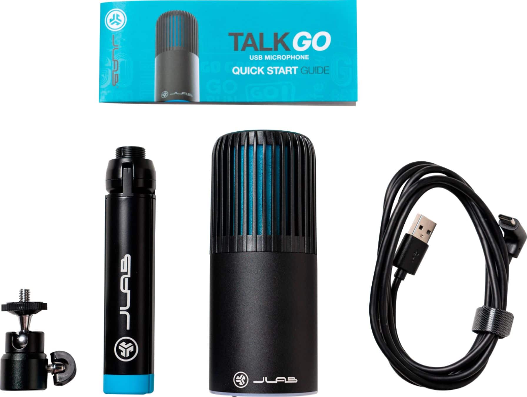Alt View 19. JLab - TALK GO Plug & Play USB Microphone - Black.
