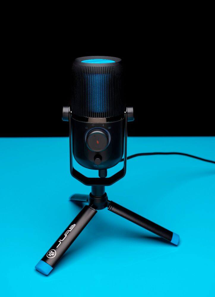 Alt View 13. JLab - TALK Professional Plug & Play USB Microphone - Black.