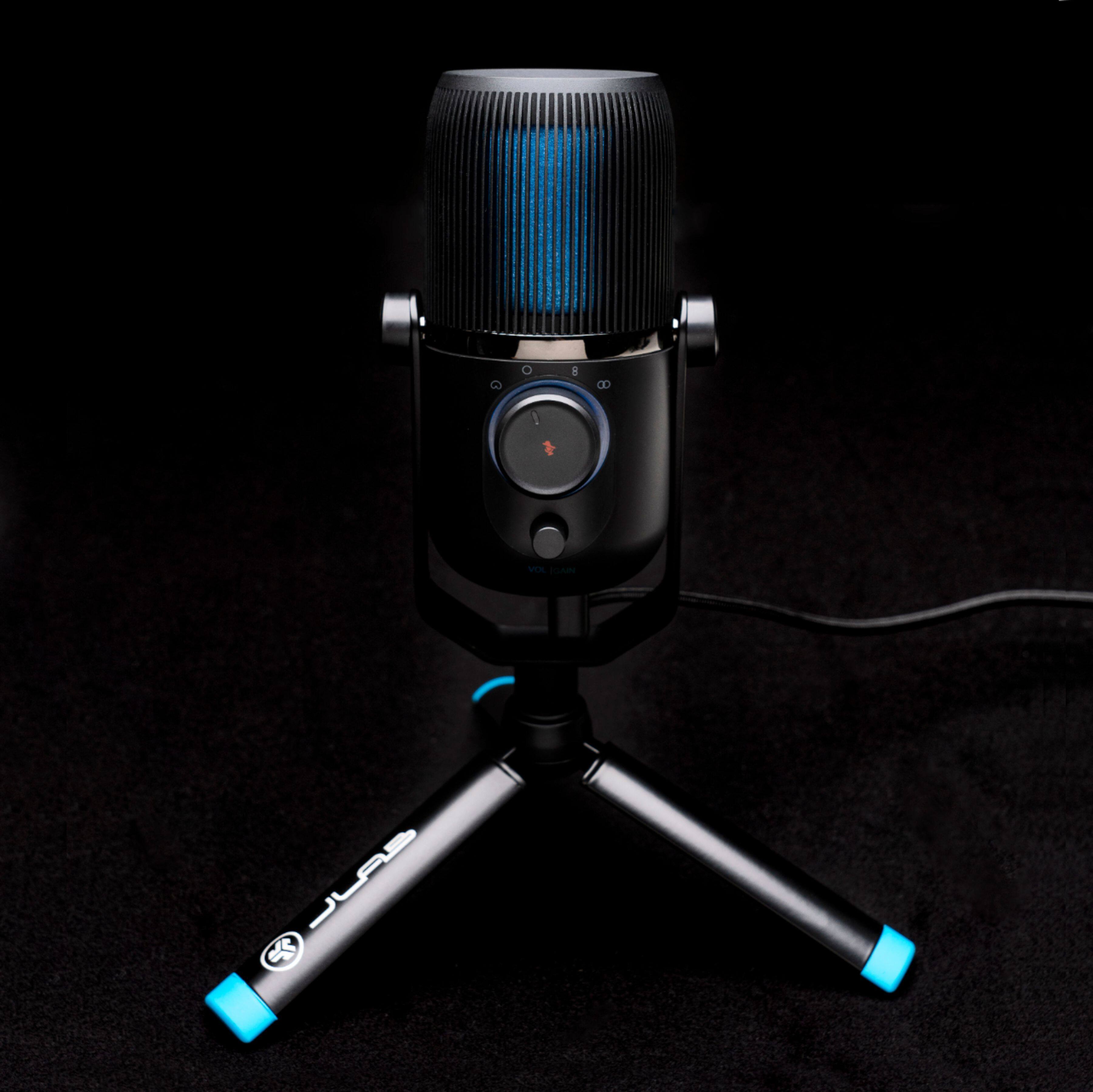 Alt View 18. JLab - TALK Professional Plug & Play USB Microphone - Black.