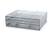 Front. Mind Reader - Metal Desk Monitor Stand with 2 Drawer.