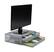 Alt View 15. Mind Reader - Metal Desk Monitor Stand with 2 Drawer.