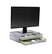 Alt View Zoom 16. Mind Reader - Metal Desk Monitor Stand with 2 Drawer.