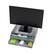 Alt View 17. Mind Reader - Metal Desk Monitor Stand with 2 Drawer.