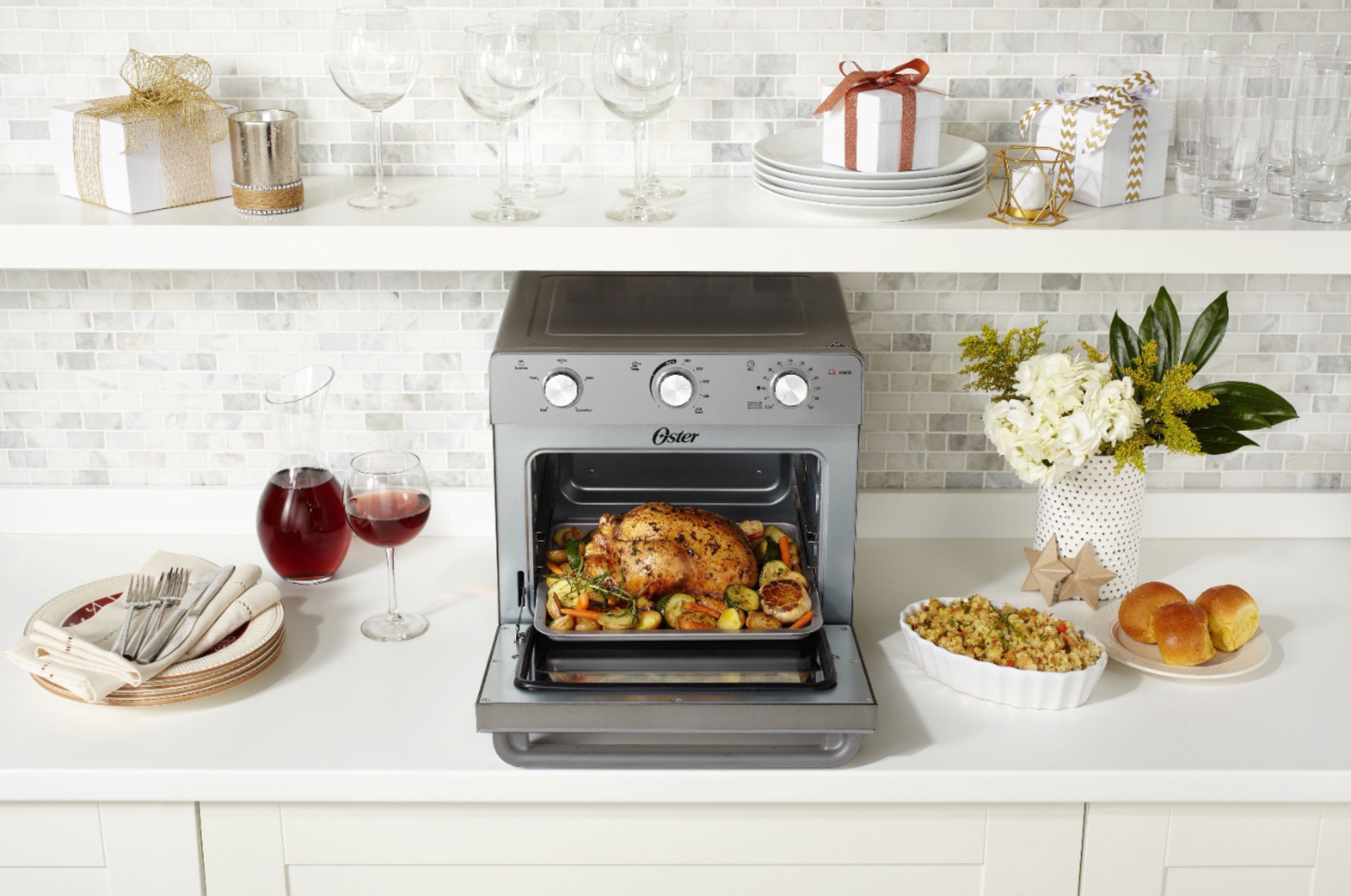 Best Buy: Oster Countertop Oven with Air Fryer Silver 2081868