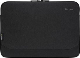 Targus - Cypress EcoSmart® Sleeve for 13-14” Laptop - Black - Front_Zoom