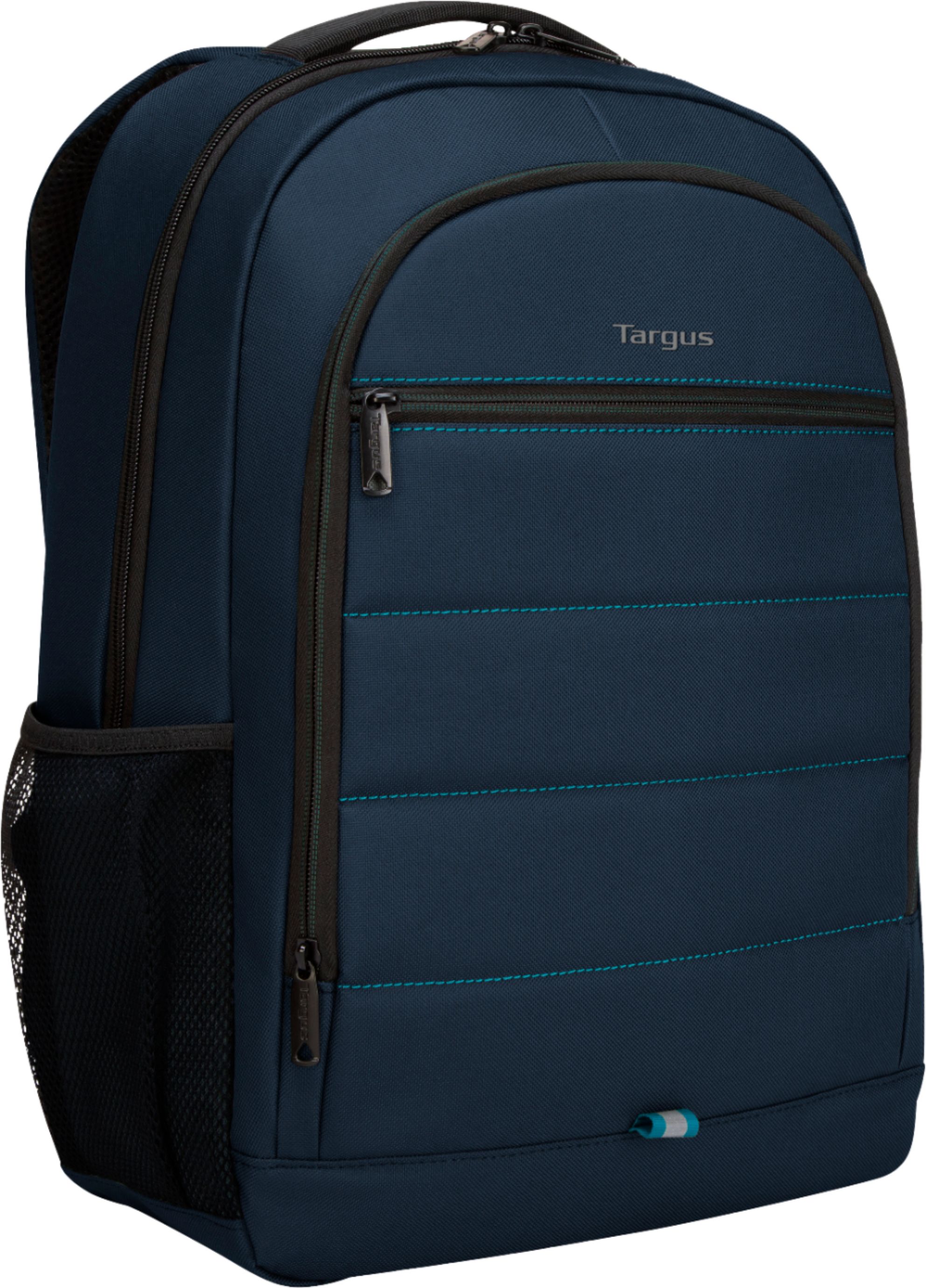 Angle View: Targus - Octave Backpack for 15.6” Laptops - Blue
