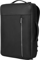 Targus - Urban Convertible Backpack for 15.6” Laptop - Black - Front_Zoom