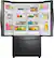 Alt View 1. Samsung - 28 cu. ft. 3-Door French Door Refrigerator with Large Capacity - Black Stainless Steel.