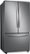 Angle Zoom. Samsung - 28 cu. ft. Large Capacity 3-Door French Door Refrigerator - Stainless steel.