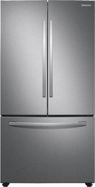 Front Zoom. Samsung - 28 cu. ft. Large Capacity 3-Door French Door Refrigerator - Stainless steel.