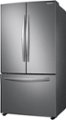 Left Zoom. Samsung - 28 cu. ft. Large Capacity 3-Door French Door Refrigerator with AutoFill Water Pitcher - Stainless steel.