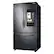 Alt View 24. Samsung - 28 cu. ft. 3-Door French Door Smart Refrigerator with Family Hub - Fingerprint Resistant Black Stainless Steel.