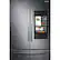 Alt View 29. Samsung - 28 cu. ft. 3-Door French Door Smart Refrigerator with Family Hub - Fingerprint Resistant Black Stainless Steel.