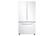 Front. Samsung - 28 cu. ft. Large Capacity 3-Door French Door Refrigerator - White.