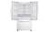 Alt View 13. Samsung - 28 cu. ft. Large Capacity 3-Door French Door Refrigerator - White.