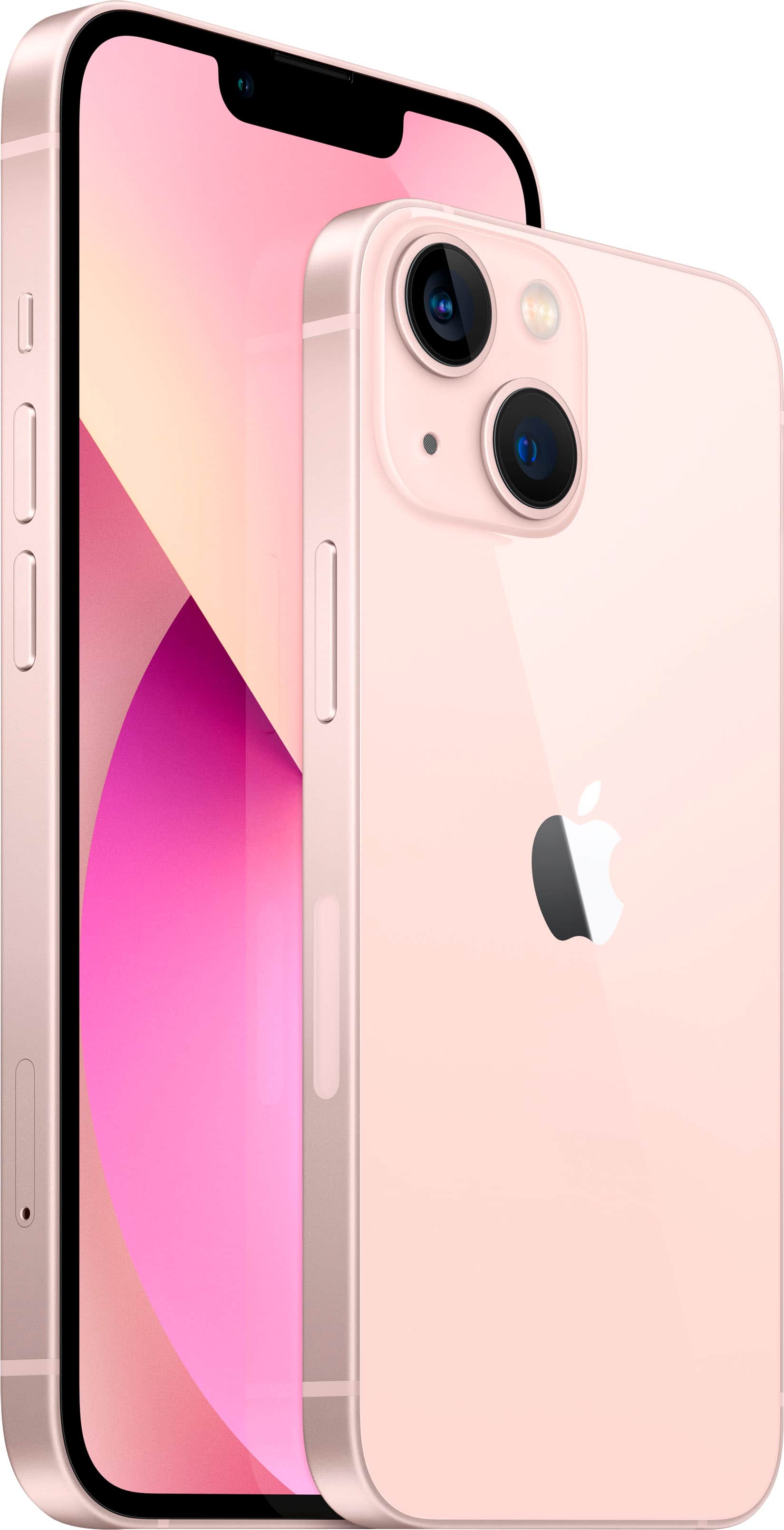 Alt View 11. Apple - iPhone 13 5G 128GB (Unlocked) - Pink.