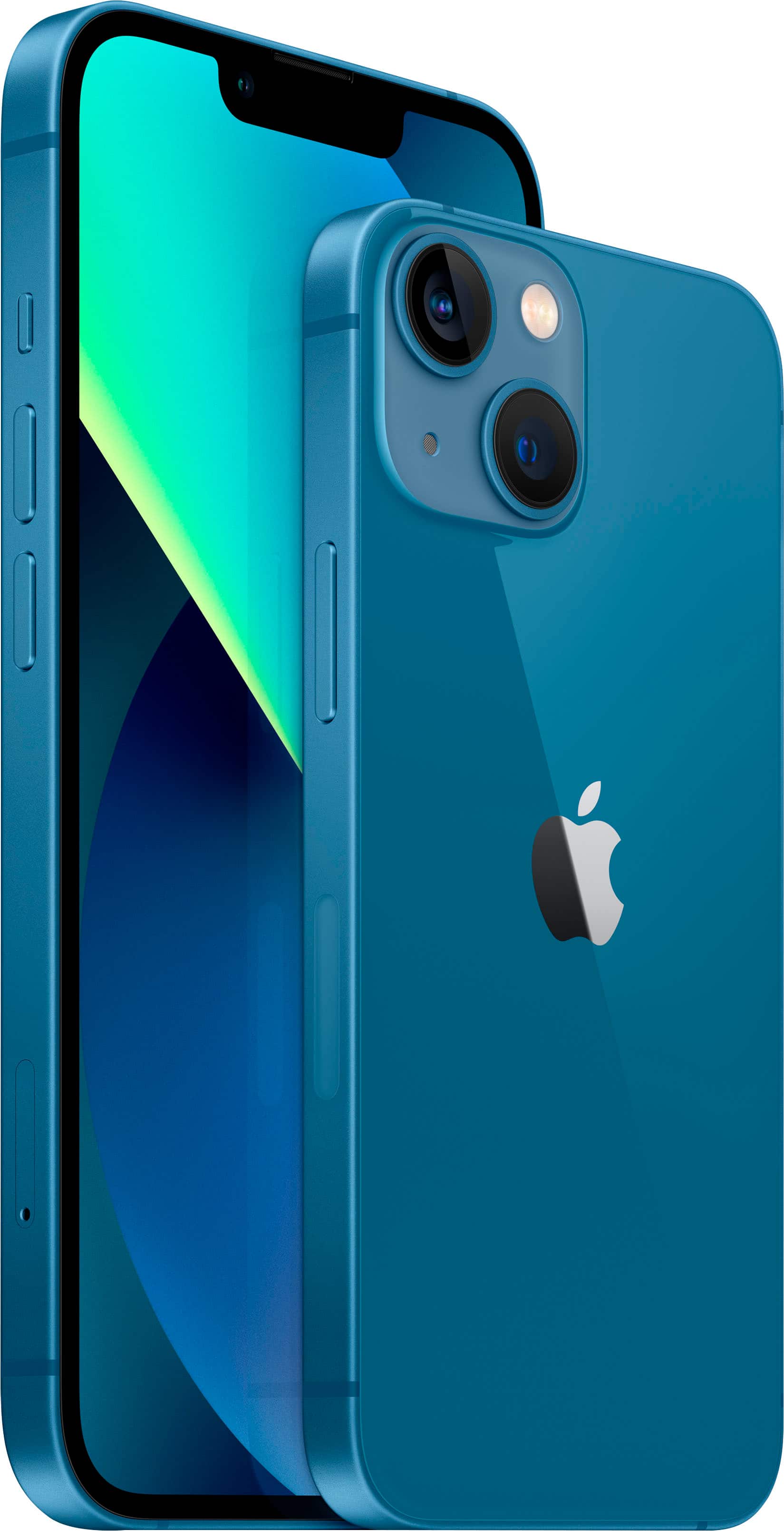 Alt View 11. Apple - iPhone 13 mini 5G 128GB (Unlocked) - Blue.