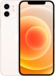 Front. Apple - iPhone 12 5G 64GB (Unlocked) - White.