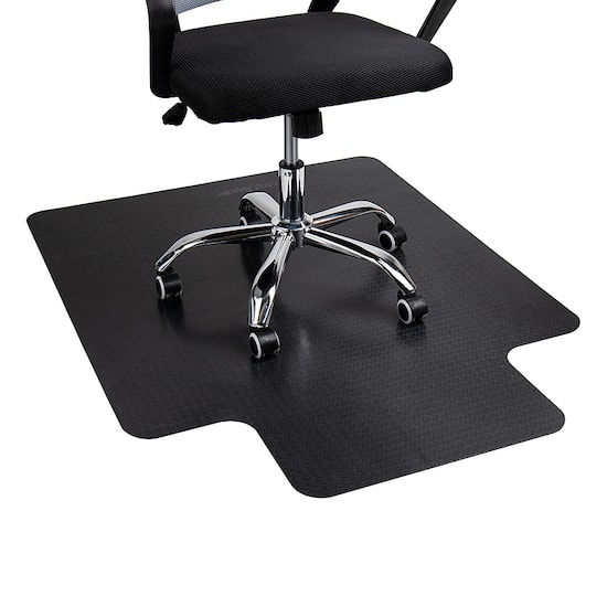 Mind Reader Office Chair Mat For Floor Black OFFCMAT BLK Best Buy